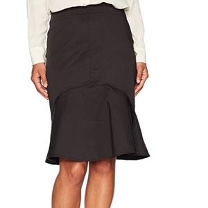 Delivered Ellen Tracy Drop Yoke Flounce Skirt new